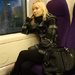 Daughter in the train  by annelis