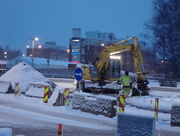 23rd Nov 2010 - Construction site in the snow 