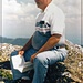 Dad on Mount Mansfield by olivetreeann