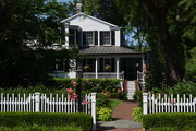 25th Jun 2015 - Picket fence and a favorite old house, Old Village, Mount Pleasant, SC