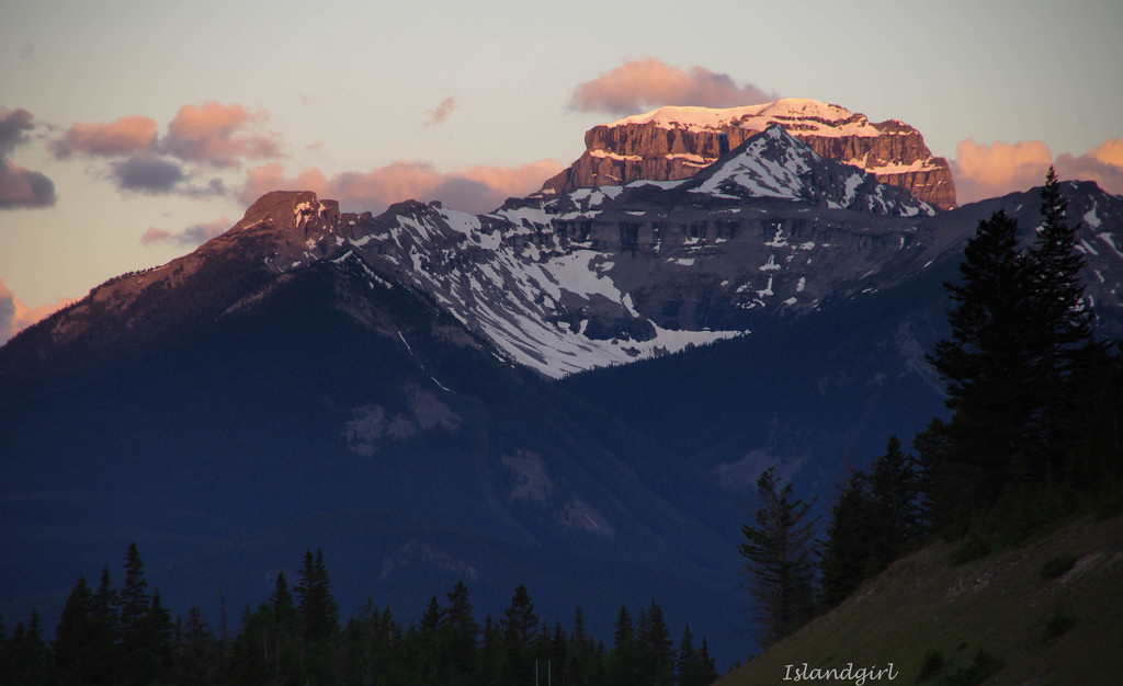 Banff, Alberta in the early morning   by radiogirl