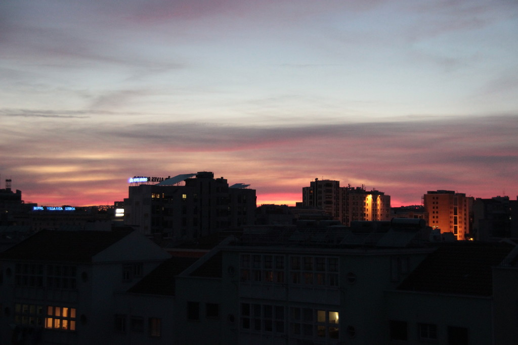 Sunset from the window by belucha