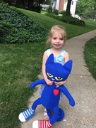 25th Jun 2015 - Pete the cat was walking down the street
