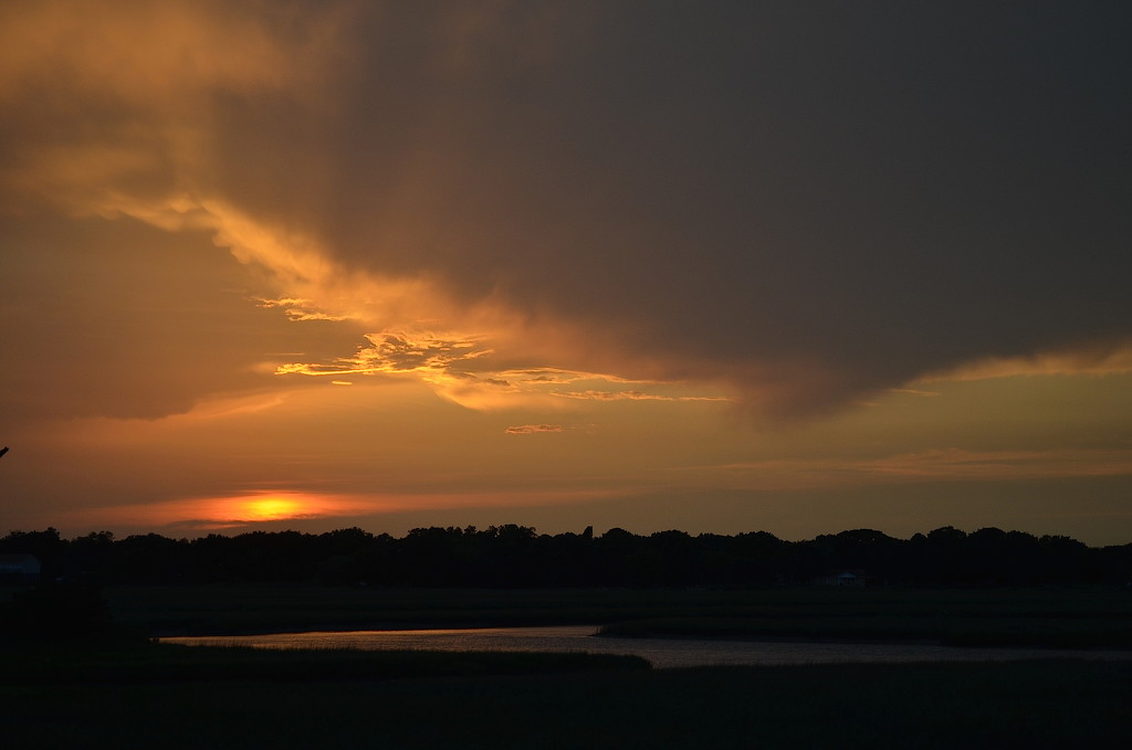 Sunset, Bowen's Island, SC by congaree