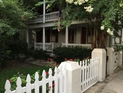 29th Jun 2015 - Picket fence, roses and old house.  Historic district, Charleston, SC