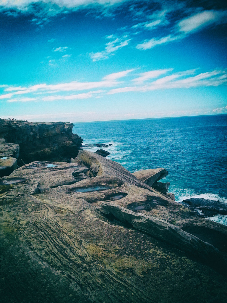 Cliffs at Kurnell - looking North by annied