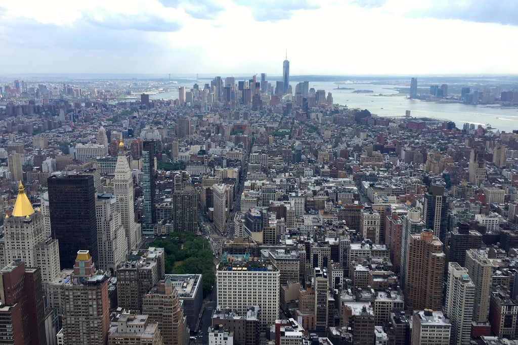 View from the Empire State Building by kjarn