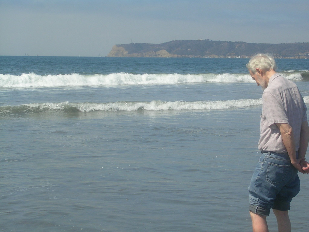 Dad at the Beach (Sept 2009) by mariaostrowski