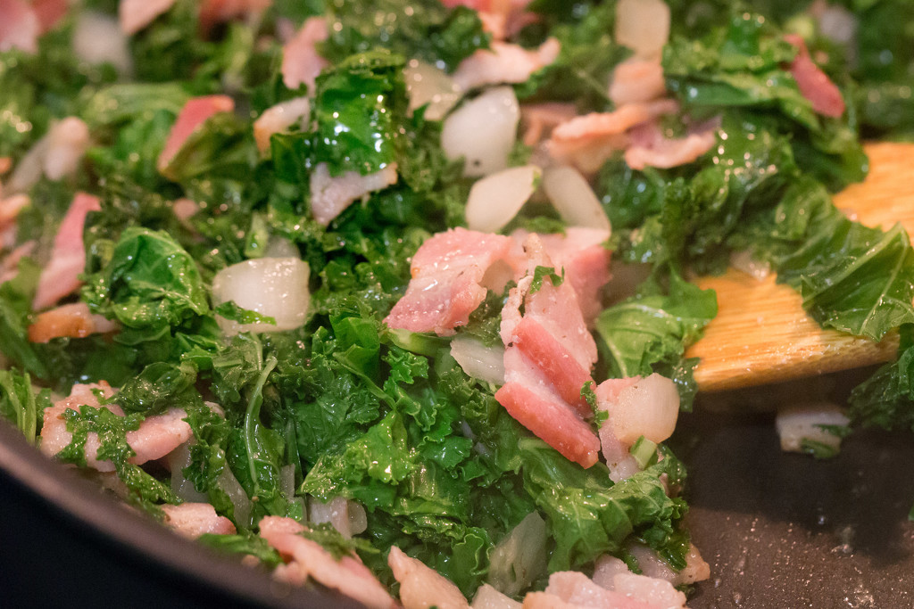 Kale and Bacon by lindasees
