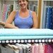 Choosing fabric for her baby girl's quilt! by whiteswan