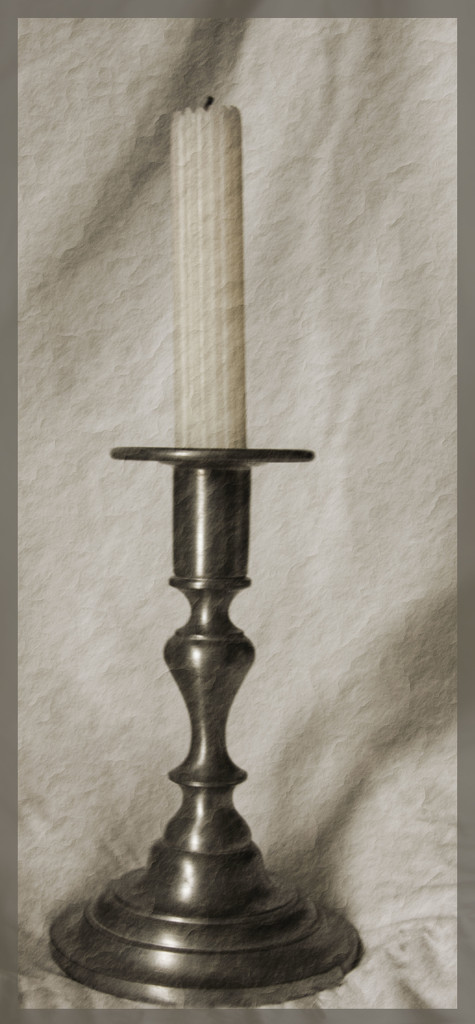 Pewter candlestick by randystreat