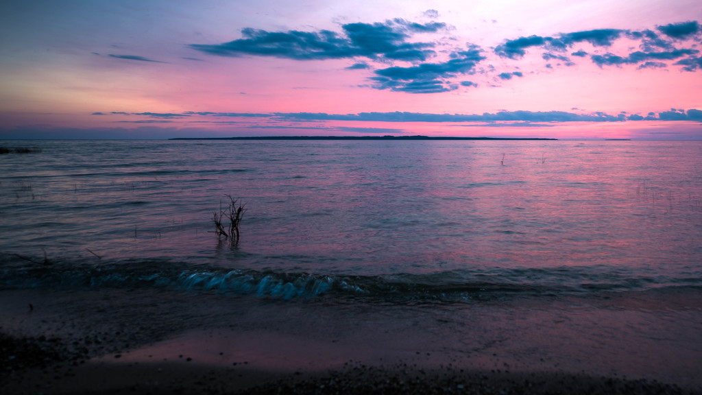 Beaver Island Sunset 8:48p.m. by taffy