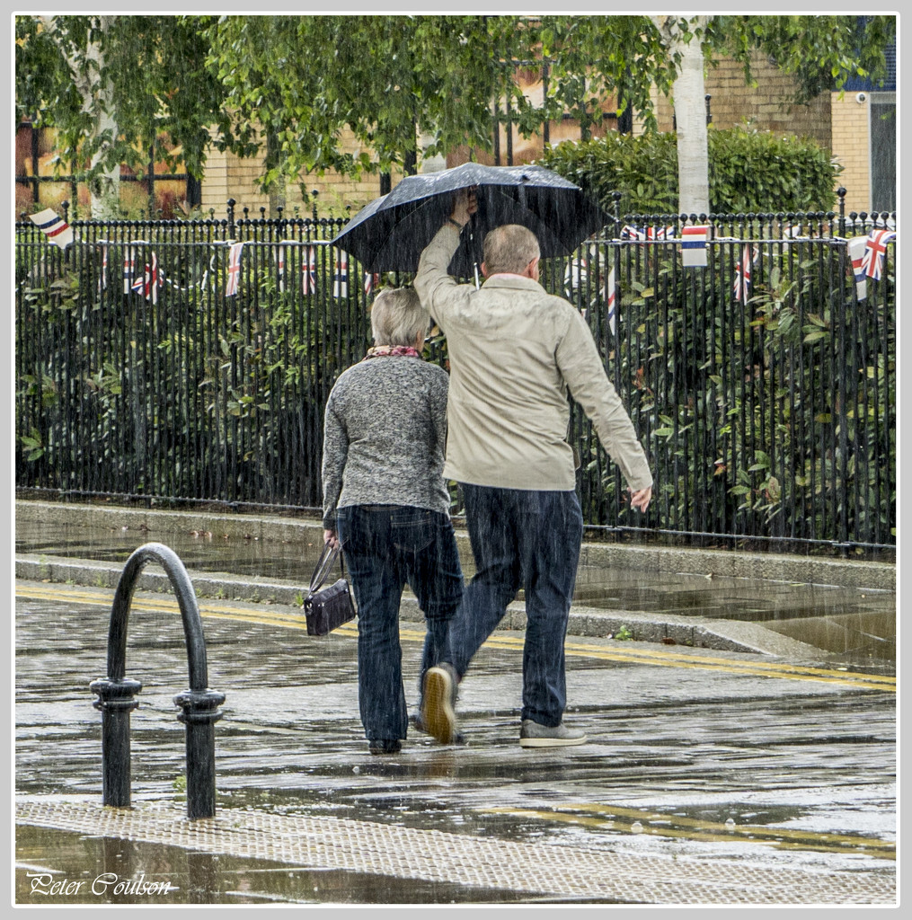 Caught in the rain by pcoulson
