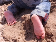 4th Jul 2015 - Sand between his toes