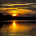 Sunset at Parvin Lake by hjbenson