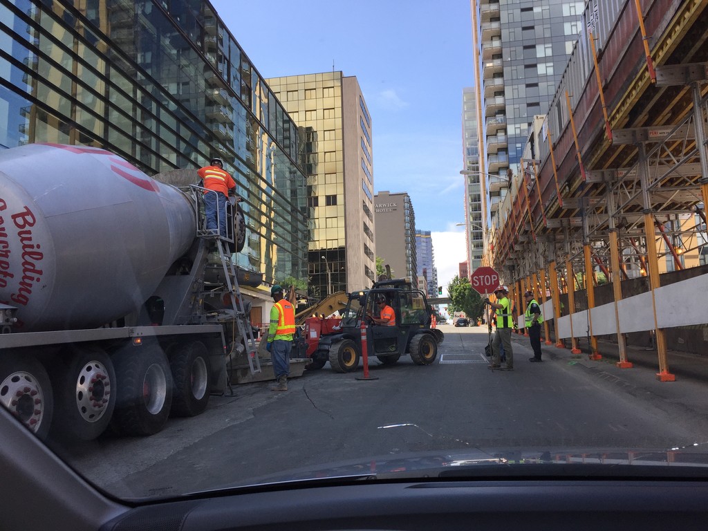The New Driving Hazards In The City... Construction Everywhere! by seattle