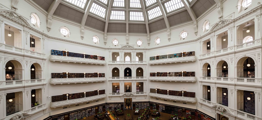 State Library of Victoria - interior dome by robotvulture