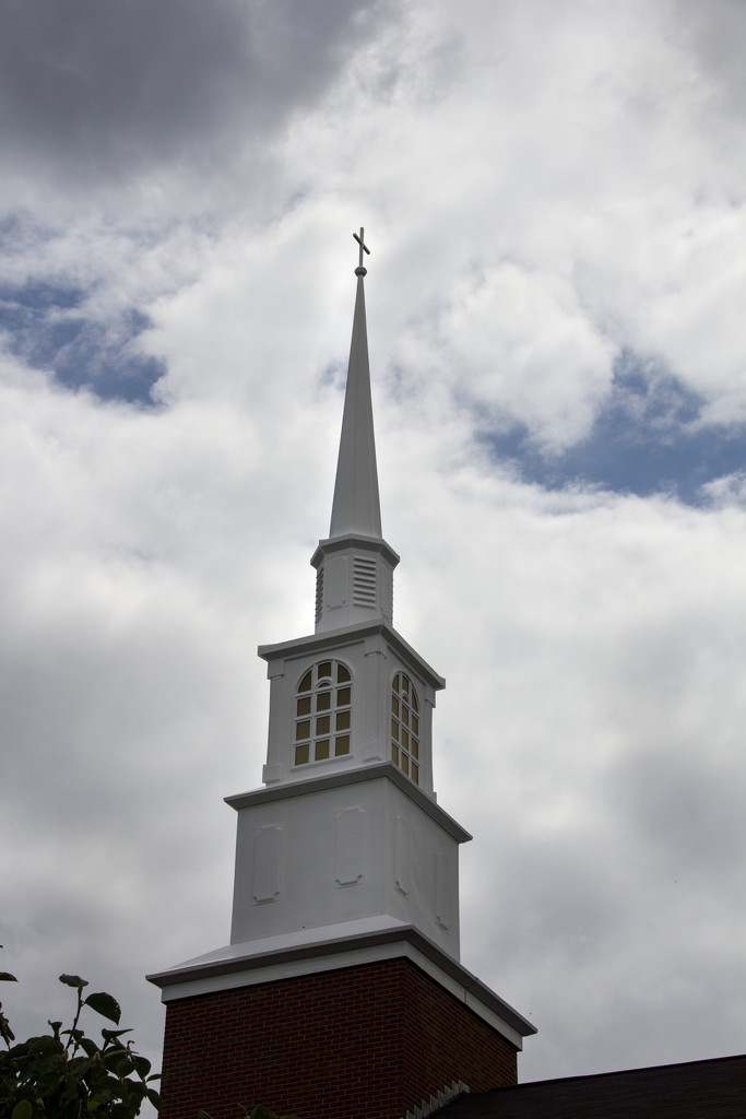 Spire in the clouds by randystreat