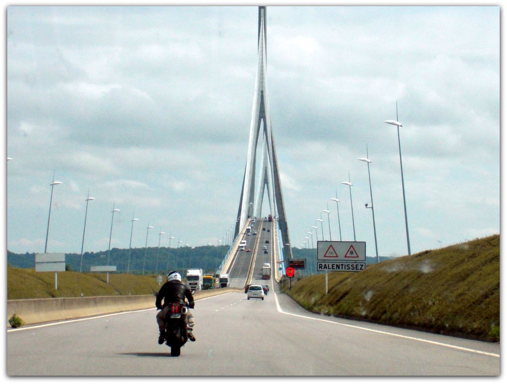 the Pont de Normandie by cruiser
