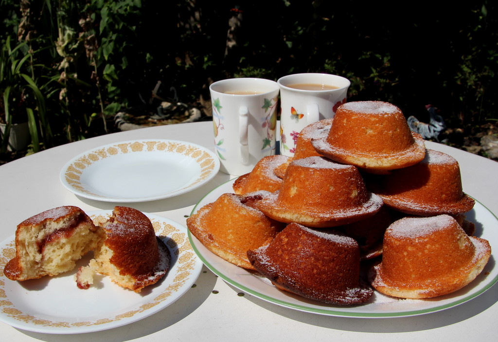 Raspberry doughnut muffins by busylady