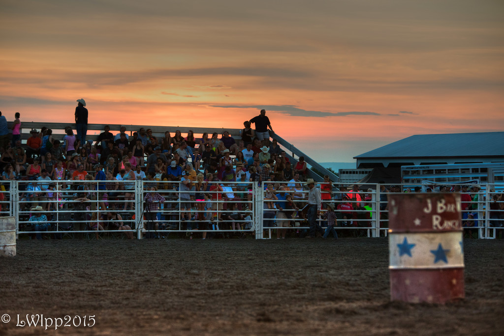 Sunset At The Rodeo by lesip