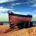 Boat on a beach by jeff