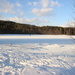 The frozen sognsvann lake by belucha