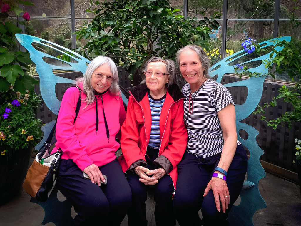 Elfriede, Dorothy, Joan @ Brookside Gardens by jbritt