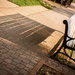 Bench Shadow on Mt Vernon Ave by jbritt