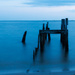 Pilings at the blue hour by shesnapped