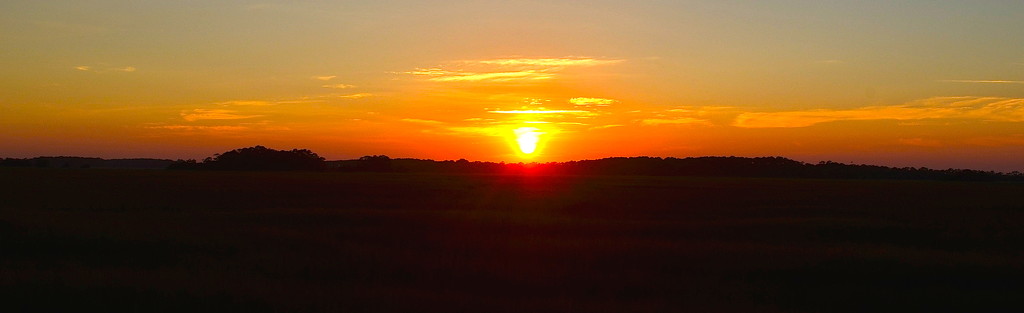 Sunset over Folly Island, South Carolina by congaree