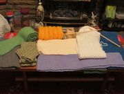 1st Aug 2015 - Some of my knitting projects for charity.