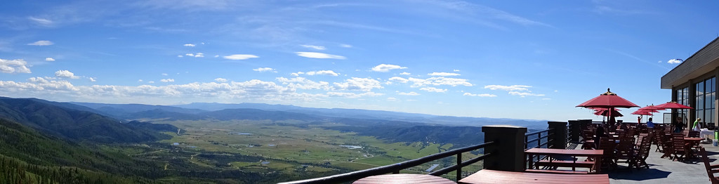 Steamboat Springs Mt Werner View Panorama by jae_at_wits_end