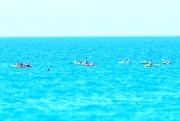 2nd Aug 2015 - Kayaks on the Mediterranean Sea. 