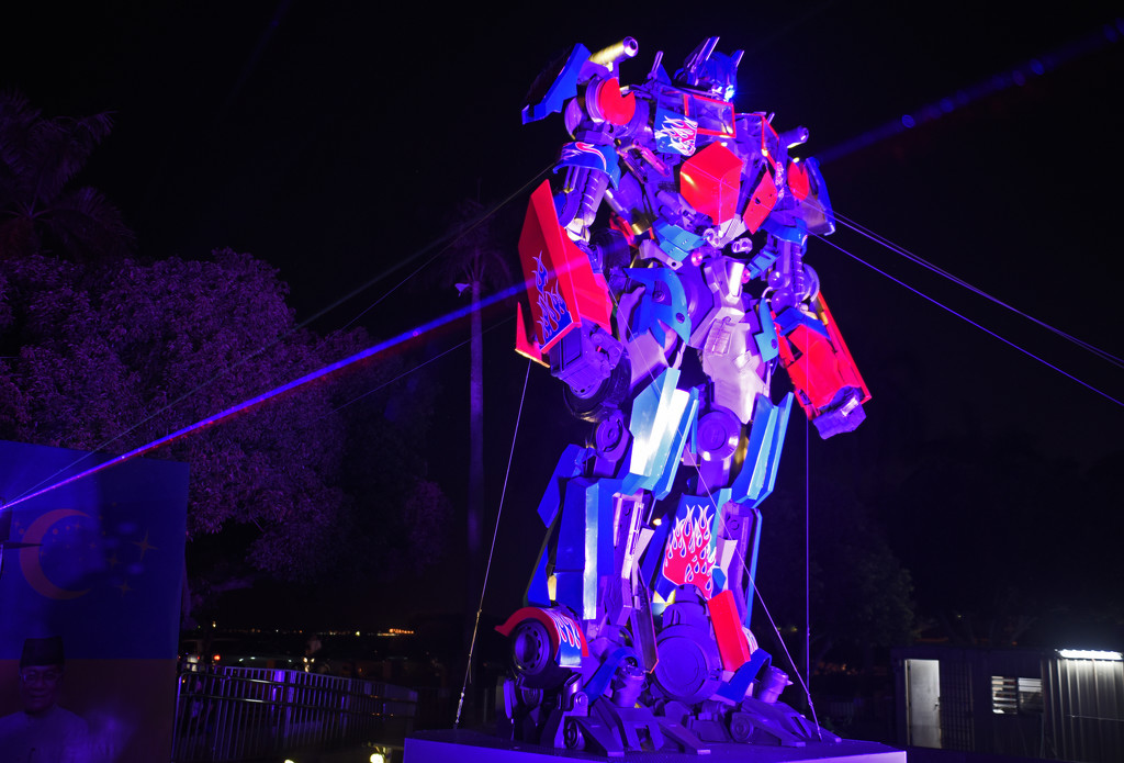 Optimus prime at George town festival by ianjb21