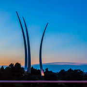 3rd Aug 2015 - Air Force Memorial from 395 