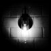 Light Fixture In Black And White by yogiw
