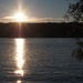 Setting Sun at the Lake by selkie