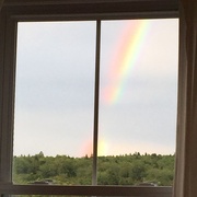 5th Aug 2015 - Rainbow through my window