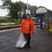 Mark cleaning up our railway station. by grace55