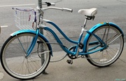 5th Aug 2015 - Electric Blue Bicycle