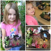 6th Aug 2015 -  Freya and her Miniature Garden