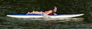 7th Aug 2015 - Rachel Brings In the Paddle Board 