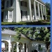 Historic Blue House, classic Southern architecture by homeschoolmom