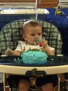 8th Aug 2015 - Cruz's first birthday cake