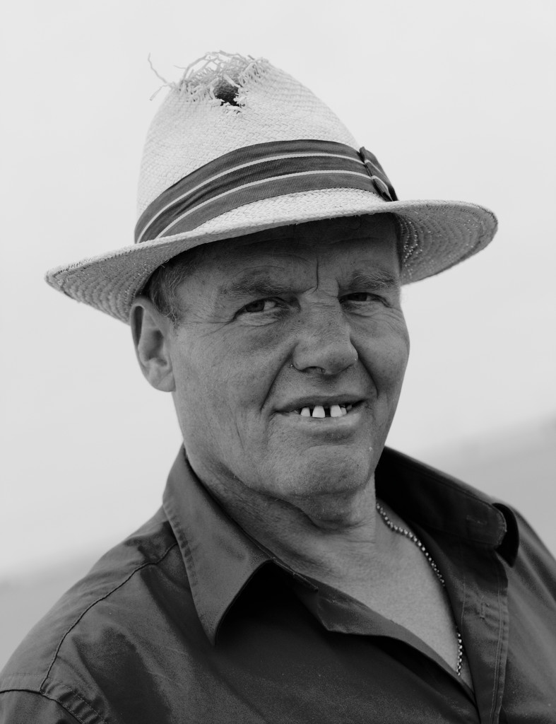 50 mono portraits at 50mm : No. 46 : The Donkey Man by phil_howcroft