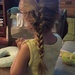 Mommy practicing her french braid by mdoelger