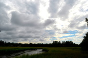 13th Aug 2015 - Old Towne Creek, marsh, sky and clouds, Charles Towne Landing State Historic Site, Charleston, SC