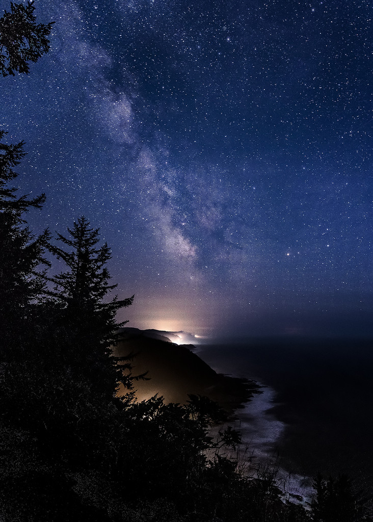 Throwback Thursday: Looking Down the Coast at the Milky Way Reedit by jgpittenger