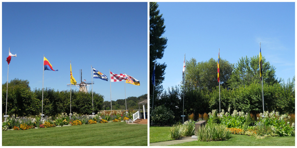 Flags at Windmill Island Gardens by kchuk